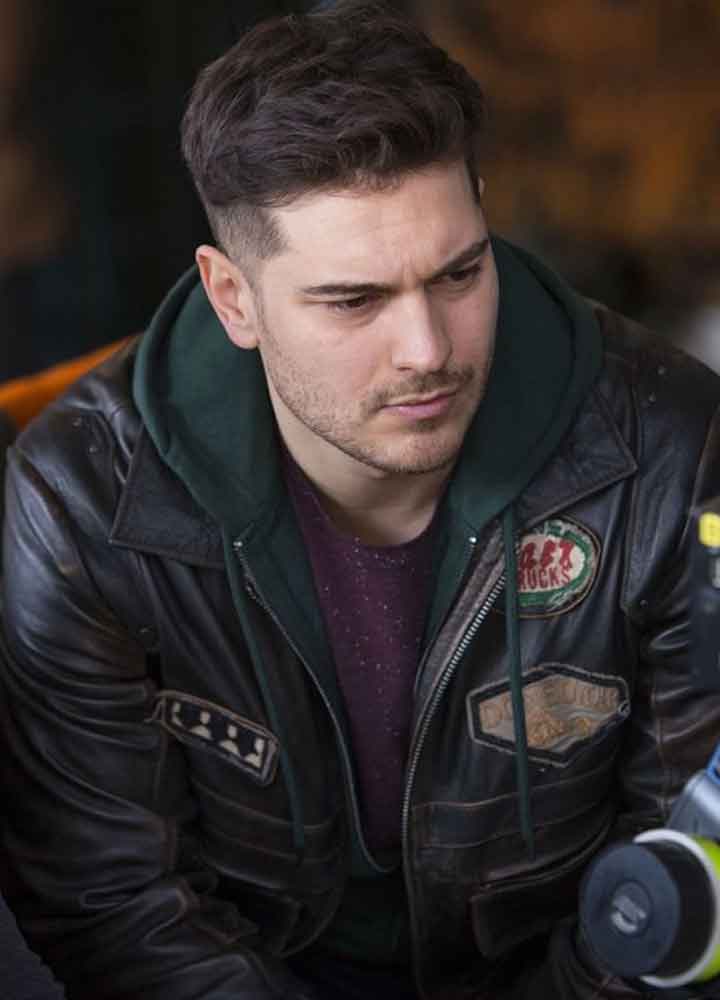 THE PROTECTOR (HAKAN DEMIR) CAGATAY ULUSOY BROWN LEATHER JACKET THE PROTECTOR (HAKAN DEMIR) CAGATAY ULUSOY BROWN LEATHER JACKET